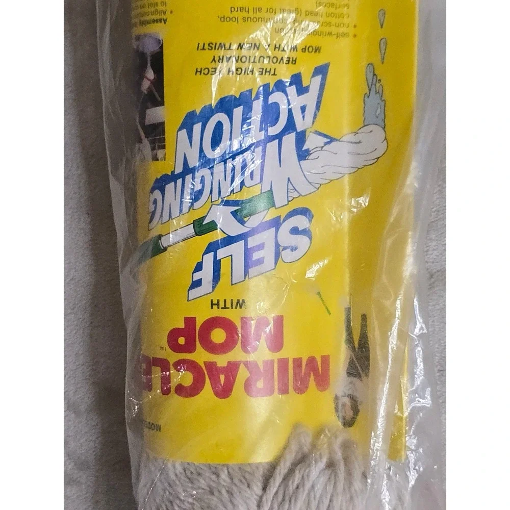 Vtg Miracle Mop Refill Replacement‎ Mop Head Model #315 NEW